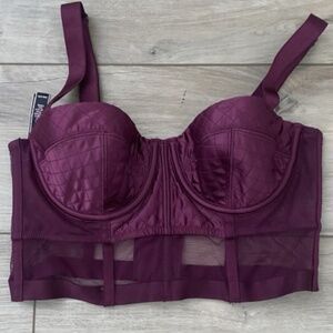 Plum! Victoria’s Secret very sexy balconette long line 34b